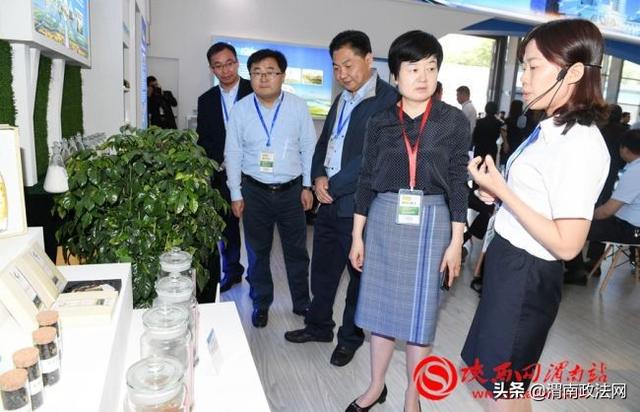 第四届丝博会开幕 市长李毅视察渭南展区（组图）