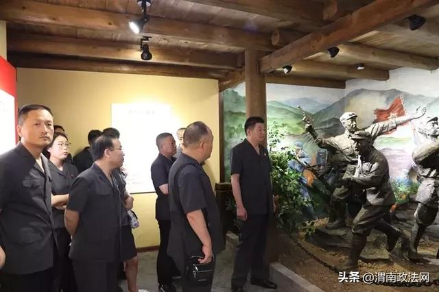 合阳法院党总支  赴红色教育基地开展“不忘初心、牢记使命”主题党日活动（图）