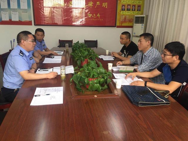 和晓东一行到合阳县公安局指导“论剑2019”大比武