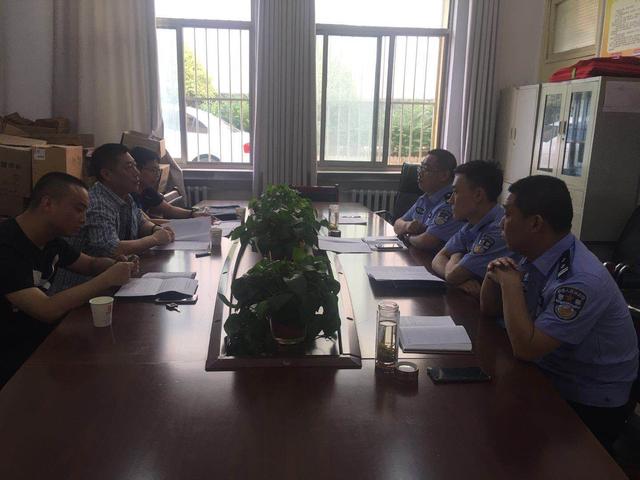 和晓东一行到合阳县公安局指导“论剑2019”大比武