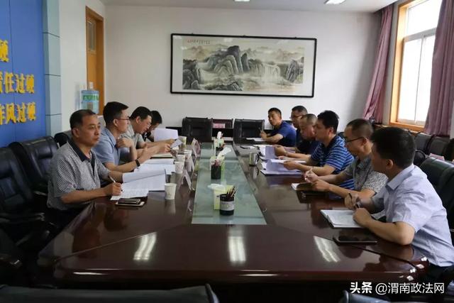 陕西省人民检察院检务督察部一行 到渭南市院调研巡视巡察工作情况