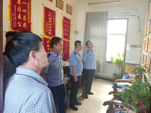 【践行新使命 忠诚保大庆】市局治安支队深入蒲城陈庄派出所检查指导“枫桥式派出所”创建工作