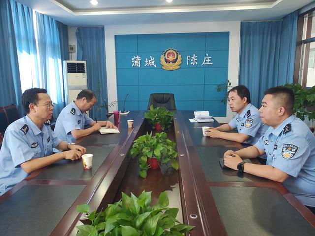 【践行新使命 忠诚保大庆】市局治安支队深入蒲城陈庄派出所检查指导“枫桥式派出所”创建工作