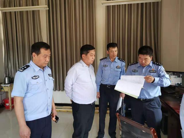 【践行新使命 忠诚保大庆】渭南市公安局经文保支队来蒲督导检查70周年大庆安保维稳工作