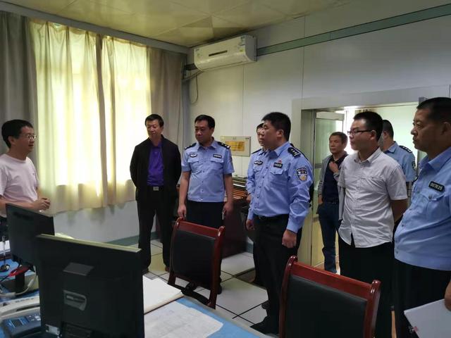 【践行新使命 忠诚保大庆】渭南市公安局经文保支队来蒲督导检查70周年大庆安保维稳工作