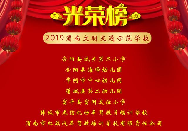 光荣榜 | 2019年全市好交警、好司机、文明交通志愿者及文明交通示范单位、村、学校、社区名单公布