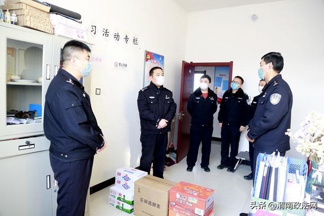 战时慰问暖警心 凝心聚力抗疫情——市公安局经开分局党委班子成员慰问疫情防控一线民警（图）