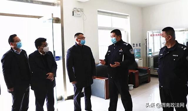 韩城检察：检察长检查指导看守所疫情防控工作（图）