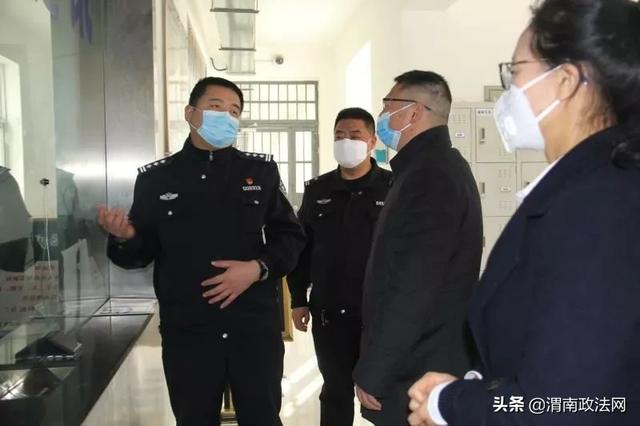韩城检察：检察长检查指导看守所疫情防控工作（图）