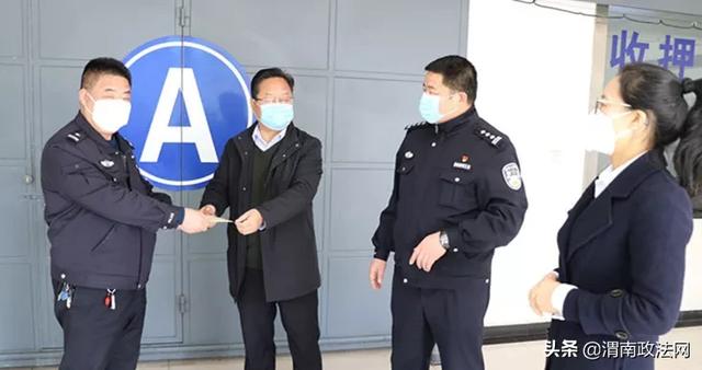 韩城检察：检察长检查指导看守所疫情防控工作（图）