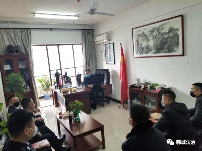 韩城市司法局开展司法所规范化建设专题调研。 韩城市司法局开展司法所规范化建设专题调研。