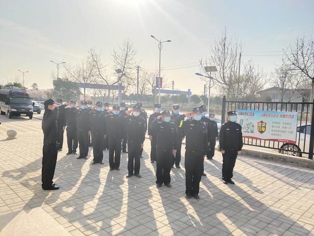 旌旗招展，战鼓擂动—蒲城党睦派出所全警实战练兵纪实