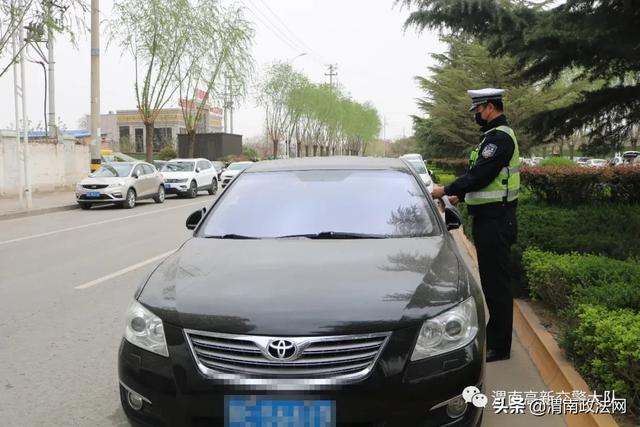 高新交警大队排查校园周边安全隐患助力高初三学生开学复课