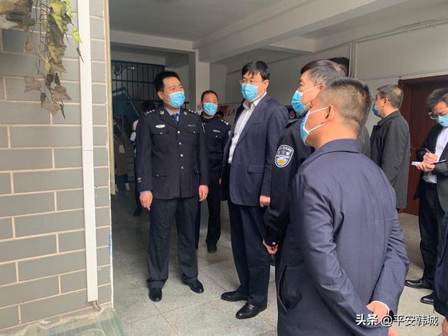 卫高民一行深入金城派出所调研指导工作（图）
