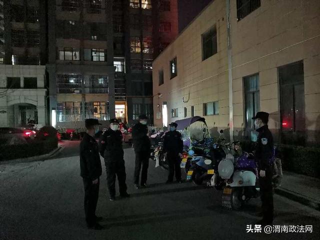 合阳金水派出所组织警力巡逻防范助力疫情防控攻坚（图）