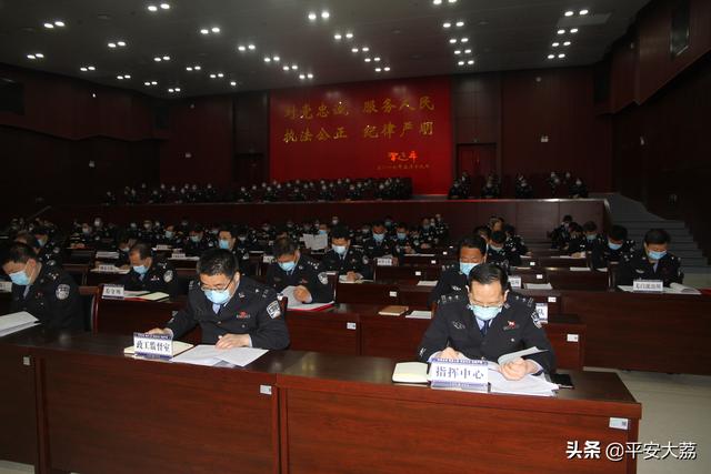 凝视警徽 我们有一个平安梦——大荔县召开2020年公安工作会议(组图)