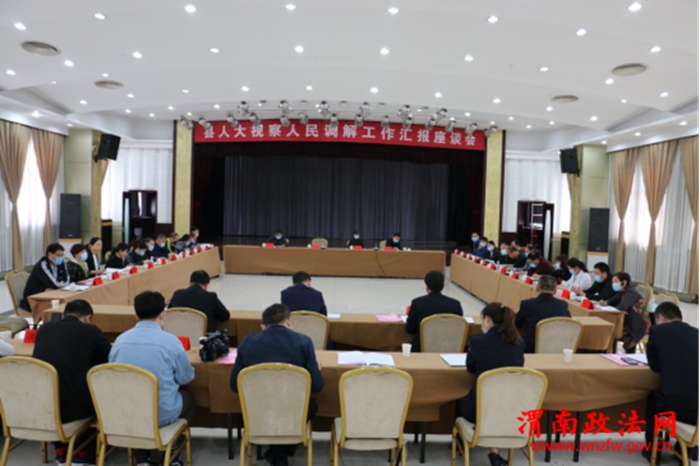 大荔县人大常委会专题调研人民调解工作75