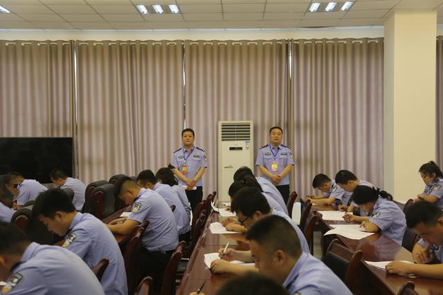 渭南市公安局经开分局政治练兵第一期擂台赛火热开赛