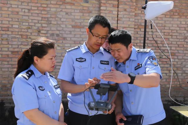 渭南市公安局警务保障处来合检查指导警用无人机练兵比武工作