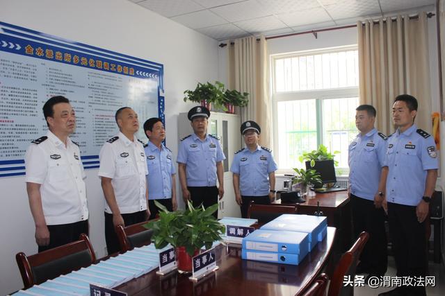 张明一行来合检查指导防控体系建设工作（图）