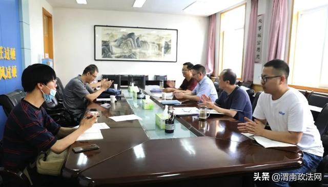 省检察院第五检察部主任王果毅一行深入渭南市检察院督导调研工作