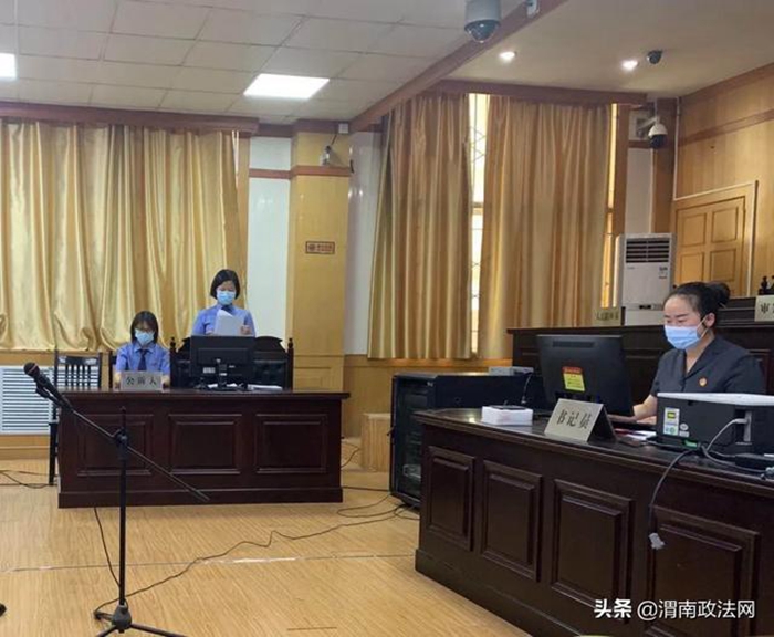 澄城县人民检察院出庭支持公诉一恶势力犯罪团伙案件。