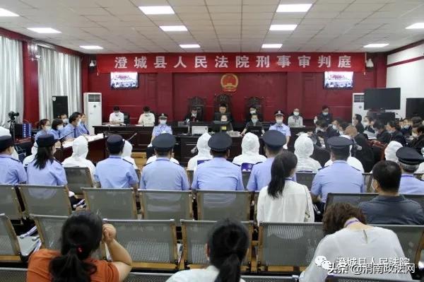 澄城法院公开开庭审理文某某等14人涉嫌黑社会性质组织罪一案