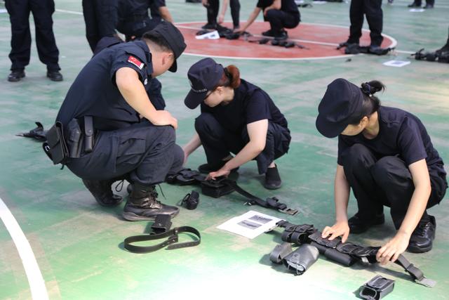 高新分局开展警务实战技能轮训考核