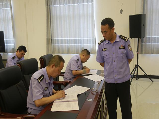 【实战大练兵】市公安局经开分局扎实组织开展全警实战大练兵第七期理论考试