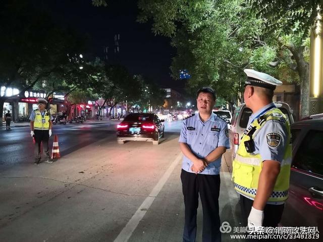 渭南交警强力开展夜查集中统一行动全力迎战2020年高考（图）