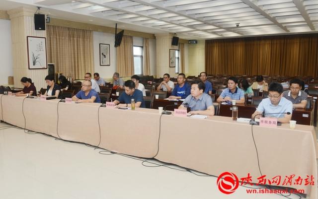 渭南市政协副主席杨炳拓检查验收市级六部门“七五”普法工作(组图)