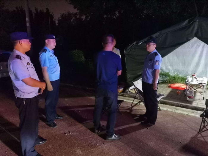 渭南市公安局经开分局全力做好近期防汛救灾工作