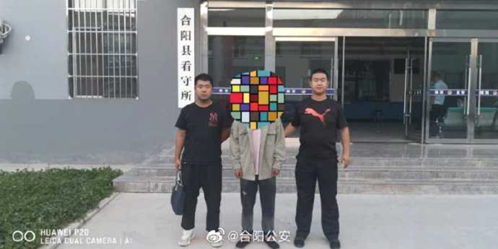近日，合阳公安刑侦大队民警在县城某酒店附近将盗窃惯犯抓获。