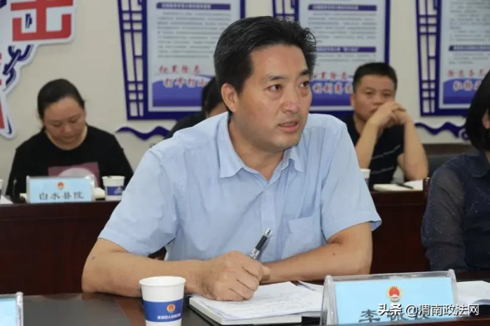 陕西省检察院司法体制改革调研组莅临澄城县人民检察院调研指导（图）