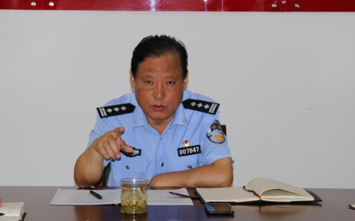 高新交警大队组织学习习近平总书记重要训词精神