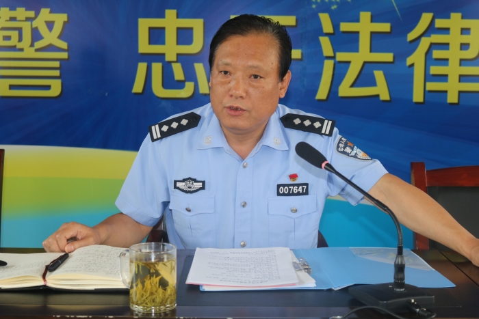 高新交警大队召开创建全国文明城市冲刺大会