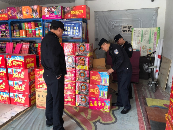 治安大队扎实开展“两节”安全检查