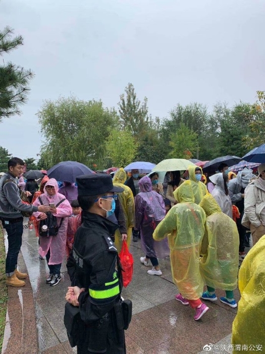 渭南公安:全市公安机关圆满完成国庆中秋安保任务