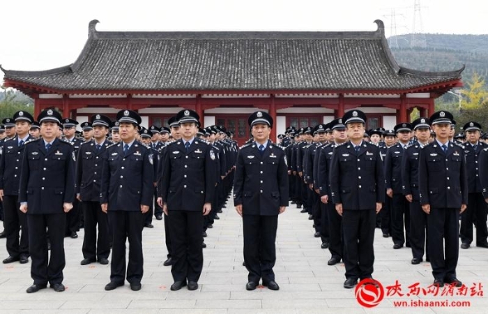 渭南市公安局临渭分局开展“滋养初心、践行使命”革命理想教育活动（组图）