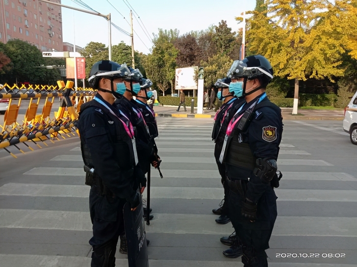 保杨凌盛会平安 展临渭特警风采（组图）