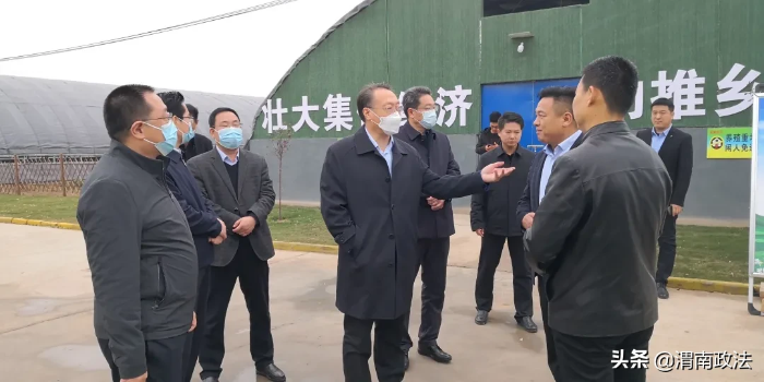 陕西省人民检察院检察长杨春雷赴合阳县调研脱贫攻坚工作(组图)