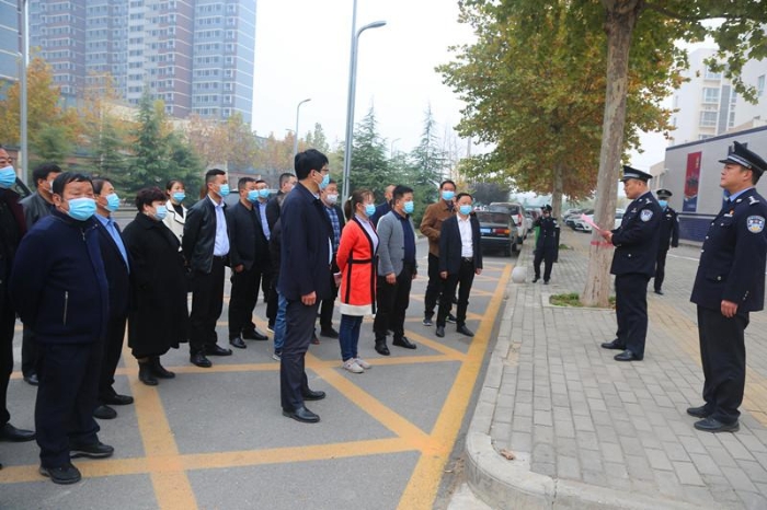 渭南市公安局经开分局扎实开展深化平安建设暨向人民报告主题活动