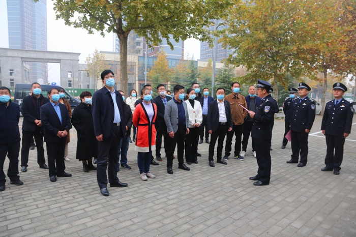 渭南市公安局经开分局扎实开展深化平安建设暨向人民报告主题活动