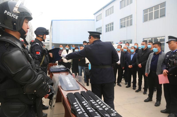 渭南市公安局经开分局扎实开展深化平安建设暨向人民报告主题活动