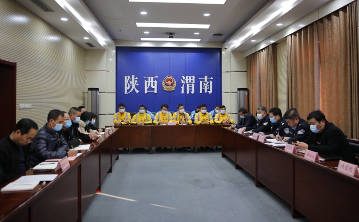 渭南市公安局交警支队召开“一盔一带”安全守护行动外卖配送行业示范月推进会（组图）