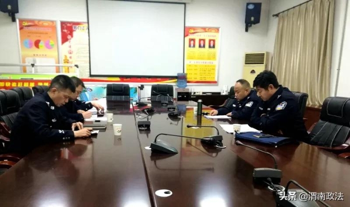 近日，渭南中院司法警察支队对临渭法院法警大队2020年度各项工作进行考核。