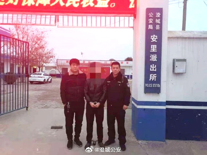 11月30日，澄城公安安里派出所接到山西警方追逃协查，抓获一名涉嫌诈骗案的网上在逃人员。