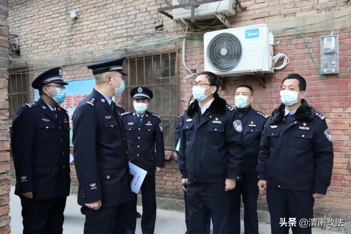 杨建琦深入临渭分局调研指导公安工作(图)