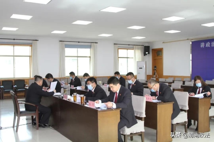 合阳县人民检察院召开党组中心组学习会议（组图）