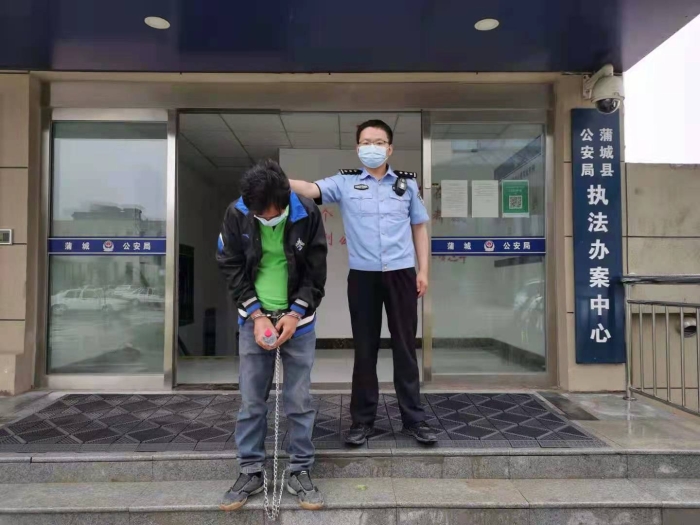 被广东警方追逃的人员在蒲城落网了